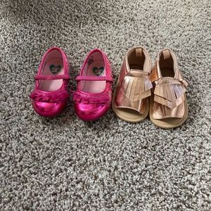 Baby girls size 5 shoes
